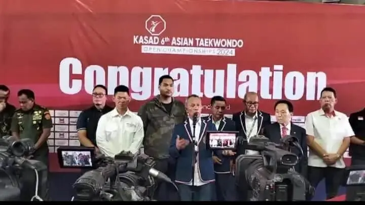 Diikuti 450 Atlet dari 21 Negara se-Asia, Kejuaraan Internasional KASAD 6th Asian Taekwondo Open Championships 2024 Resmi Dibuka Diikuti 450 Atlet dari 21 Negara se-Asia, Kejuaraan Internasional KASAD 6th Asian Taekwondo Open Championships 2024 Resmi Dibuka