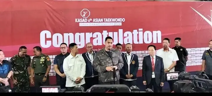 Diikuti 450 Atlet dari 21 Negara se-Asia, Kejuaraan Internasional KASAD 6th Asian Taekwondo Open Championships 2024 Resmi Dibuka Diikuti 450 Atlet dari 21 Negara se-Asia, Kejuaraan Internasional KASAD 6th Asian Taekwondo Open Championships 2024 Resmi Dibuka