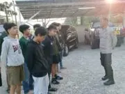 Para pelaku balap liar diamankan Polsek Cibadak pada Minggu (20/10/2024).