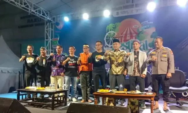 Pihak Kantor Kecamatan Rajeg, Kabupaten Tangerang, Banten, menggelar talk show sejarah dan budaya, di halaman kantor kecamatan setempat, Foto. (Istimewa)