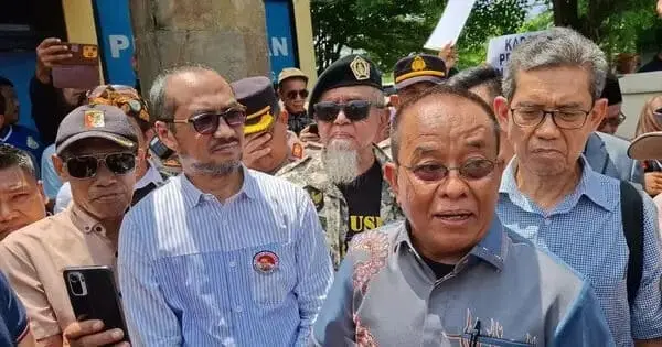 Gentle! Penuhi Panggilan Polisi soal Kritik PSN di PIK 2, Said Didu: Yang Saya Lakukan Bela Rakyat Tertindas Said Didu di Polresta Tangerang, Foto. (Istimewa)