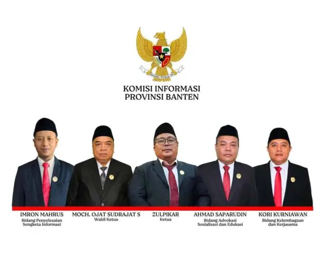 Komisioner Komisi Informasi Provinsi Banten Monitoring dan Evaluasi (Monev) Keterbukaan Informasi Publik oleh Komisi Informasi Provinsi Banten Tahun 2024