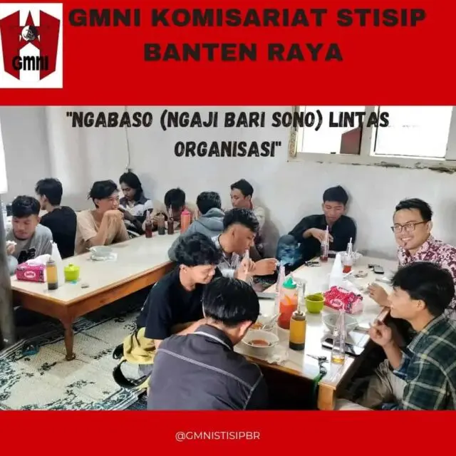 GMNI Komisariat STISIP Banten Raya Gelar Ngabaso Lintas Organisasi GMNI Komisariat STISIP Banten Raya Gelar Ngabaso Lintas Organisasi