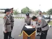 Kapolres Metro Tangerang Kota Pimpin Sertijab, AKBP Eko Bagus Riyadi Resmi Jabat Wakapolres Sertijab Wakapolres Metro Tangerang Kota.Foto.(Istimewa)