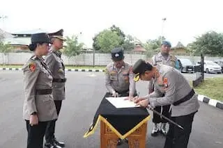Kapolres Metro Tangerang Kota Pimpin Sertijab, AKBP Eko Bagus Riyadi Resmi Jabat Wakapolres Sertijab Wakapolres Metro Tangerang Kota.Foto.(Istimewa)