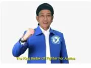 Eli Sahroni, King Badak merupakan tokoh pemuda, aktivis dan Pergerakan Banten memberikan sikap prihal Musda XII DPD KNPI Kabupaten Lebak, pada Minggu (26/01/2025).