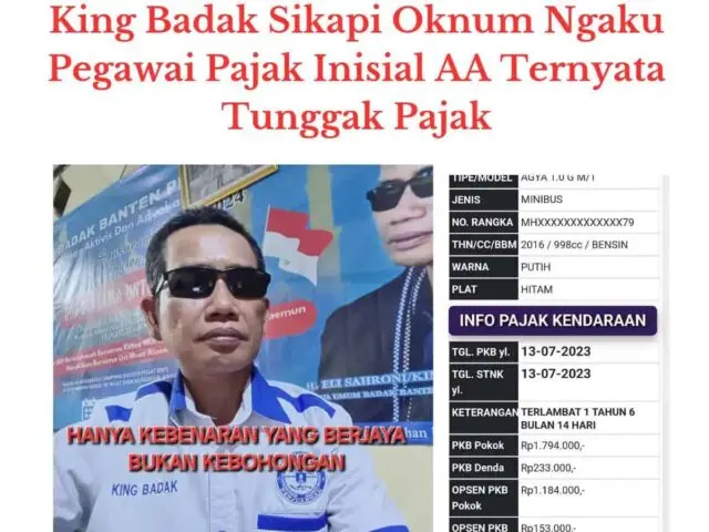 Sosok Gayus Tambunan Merajalela, Oknum yang Ngaku Pegawai Pajak Disoal King Badak Sosok Gayus Tambunan Merajalela, Oknum yang Ngaku Pegawai Pajak Disoal King Badak