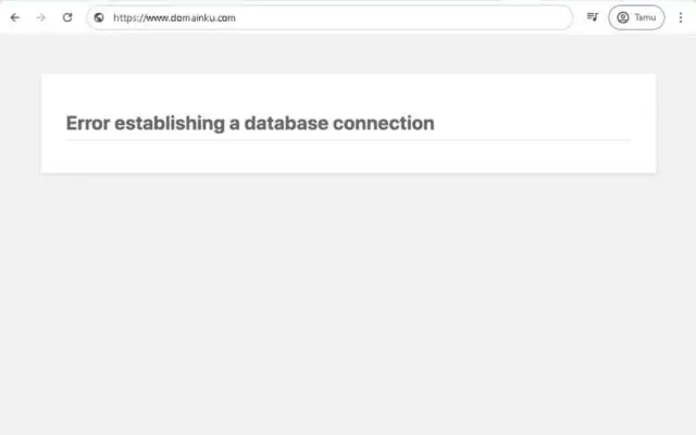 Mengatasi Error Establishing a Database Connection pada WordPress Mengatasi Error Establishing a Database Connection pada WordPress