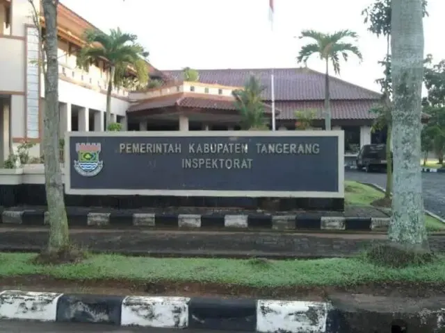 Punggawa LSM Geram Minta Inspektorat Audit Fisik Penggunaan ADD 2023-2024 di Kabupaten Tangerang Kantor Inspektorat kabupaten tangerang, Foto. (Istimewa)