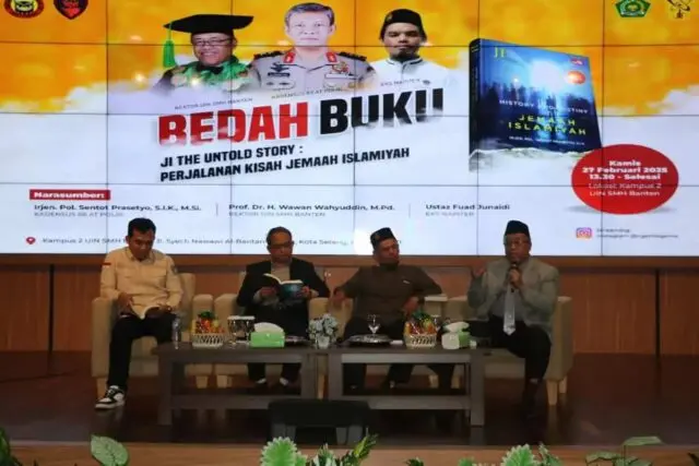 Densus 88 Gandeng UIN SMH Banten Bedah Buku JI The Untold Story
