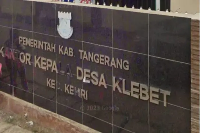 Desa klebet Kecamatan Kemiri Diduga Mark Up Anggaran Peningkatan Produksi Peternakan Realisasi Dana Desa 2022 - 2023 Kantor desa Klebet kecamatan kemiri kabupaten tangerang, Foto. (Istimewa)