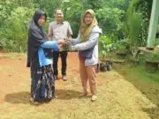HIPKA Lebak Gandeng Penyuluh Pertanian Lakukan Pembinaan Pertanian HIPKA Lebak gandeng Penyuluh Pertanian dan Fatayat NU Kecamatan Cijaku tanam pohon nangka gori, pada Selasa (22/04/2025).