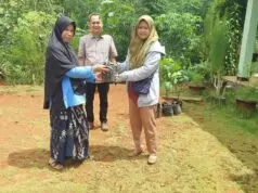 HIPKA Lebak Gandeng Penyuluh Pertanian Lakukan Pembinaan Pertanian HIPKA Lebak gandeng Penyuluh Pertanian dan Fatayat NU Kecamatan Cijaku tanam pohon nangka gori, pada Selasa (22/04/2025).