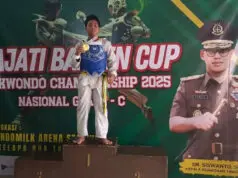 Arvin N-Lion’s Tangerang Club Sabet Medali Emas Kajati Banten Cup Taekwondo Championship 2025