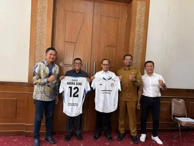 Silaturahmi Ke Gubernur Banten, Adhyaksa FC Optimis Naik Kasta ke Liga 1