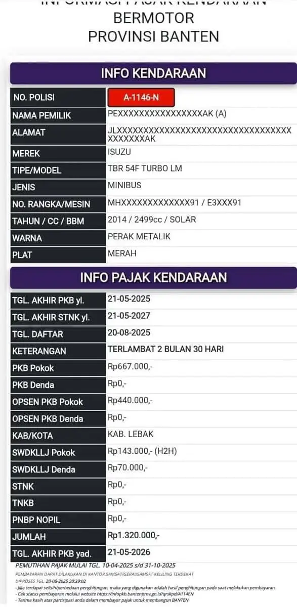LSM AMPRAK Tuding Mobil Plat Merah Camat Curugbitung 3 Bulan Belum Bayar Pajak LSM AMPRAK Tuding Mobil Plat Merah Camat Curugbitung 3 Bulan Belum Bayar Pajak