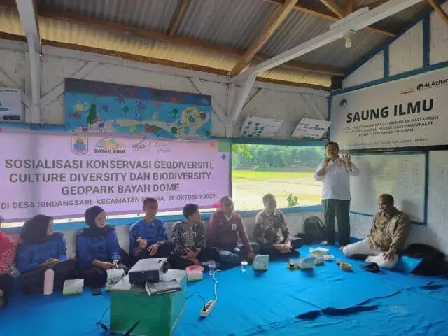 BP Geopark Bayah Dome Gelar Sosialisasi di Sajira, Geodiversiti, Culture Diversity, dan Biodiversity Jadi Pilar Masa Depan Bumi Lebak BP Geopark Bayah Dome Gelar Sosialisasi di Sajira, Geodiversiti, Culture Diversity, dan Biodiversity Jadi Pilar Masa Depan Bumi Lebak