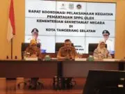 Rakor Bersama Kemensetneg, Sekda Tangsel Harapkan Semua Stakeholder Sukseskan MBG