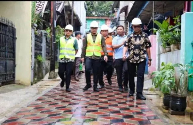 Tinjau Penataan Kampung Kumuh Bambu Apus Tangsel, Pilar: Proyek Selesai Tepat Waktu dan Berkualitas
