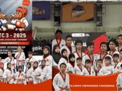 N-Lion’s Taekwondo Tangerang Raih 12 Emas di Kejuaraan Internasional IISTC-3