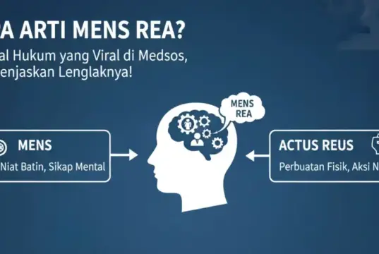 Apa Arti Mens Rea? Istilah Hukum yang Viral di Medsos