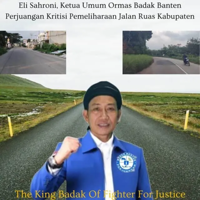 Rumput Liar Dibahu Jalan Menjadi Perhatian Publik, Ormas Badak Banten Perjuangan Kritisi Anggaran Pemeliharaan Jalan Ruas Kabupaten Lebak