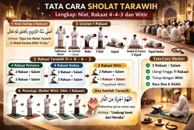 Tata Cara Sholat Tarawih Panduan Lengkap