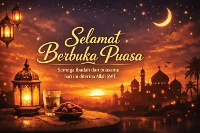 Ucapan Selamat Berbuka Puasa Islami, Romantis, Lucu hingga Bahasa Inggris Ucapan Selamat Berbuka Puasa Islami, Romantis, Lucu hingga Bahasa Inggris