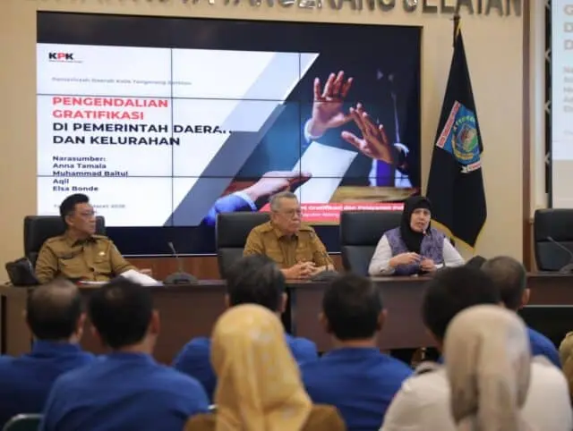 Libatkan KPK, Pemkot Tangsel Perkuat Pengendalian Gratifikasi hingga Tingkat Kelurahan Libatkan KPK, Pemkot Tangsel Perkuat Pengendalian Gratifikasi hingga Tingkat Kelurahan