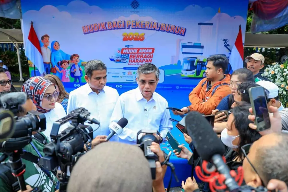 Jelang Lebaran 2026, Kemnaker Fasilitasi Mudik Gratis 12.690 Pekerja dan Ojol Jelang Lebaran 2026, Kemnaker Fasilitasi Mudik Gratis 12.690 Pekerja dan Ojol