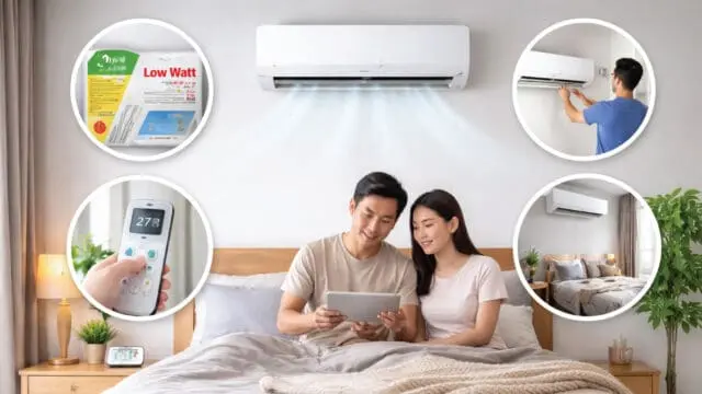 4 Tips Pilih AC 1 PK Low Watt Terbaik untuk Kamar Tidur