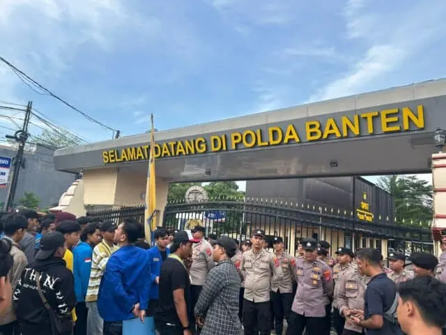 PMII Banten minta Kapolri Ganti Kapolda Banten, pada Kamis (30/04/2026).