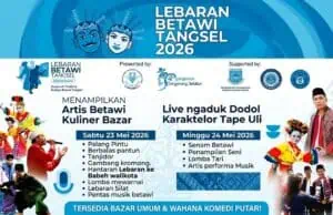 Festival Lebaran Betawi Tangsel Ke-6 Hadir Lagi: Ada Ngaduk Dodol, Silat, hingga Bazar Kuliner Betawi Festival Lebaran Betawi Tangsel Ke-6 Hadir Lagi Ada Ngaduk Dodol, Silat, hingga Bazar Kuliner Betawi