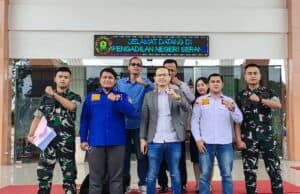 Acep Saepudin and Partners Law Firm saat di Pengadilan Negeri Serang, pada Rabu (06/05/2026).