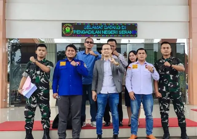 Acep Saepudin and Partners Law Firm saat di Pengadilan Negeri Serang, pada Rabu (06/05/2026). Acep Saepudin and Partners Law Firm saat di Pengadilan Negeri Serang, pada Rabu (06/05/2026).