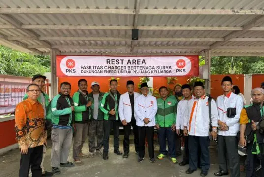 Ojol Kini Punya Tempat Singgah Gratis, PKS Kabupaten Tangerang Resmikan Rest Area Pejuang Nafkah