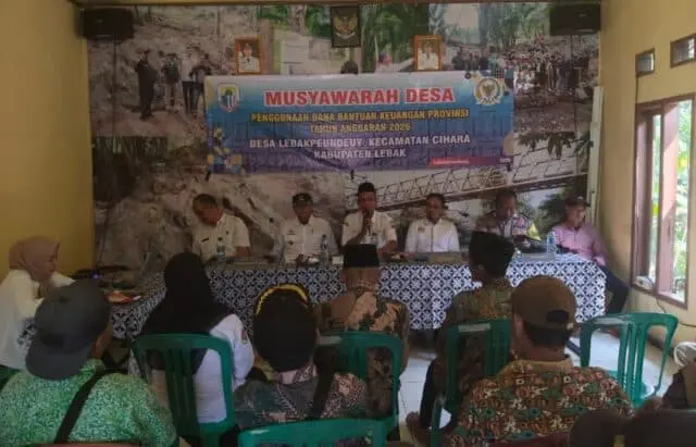 Musdes Lebakpeundeuy Bahas Bantuan Keuangan Provinsi 2026, Sekdes Abuy: Wujudkan Pembangunan yang Transparan dan Tepat Sasaran