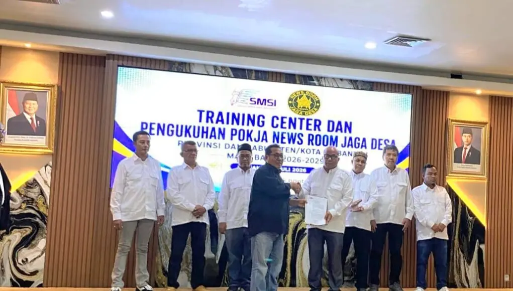 Pokja News Room Jaga Desa Provinsi Banten Resmi Dilantik Oleh Ketua Umum SMSI Pusat Pokja News Room Jaga Desa Provinsi Banten Resmi Dilantik Oleh Ketua Umum SMSI Pusat