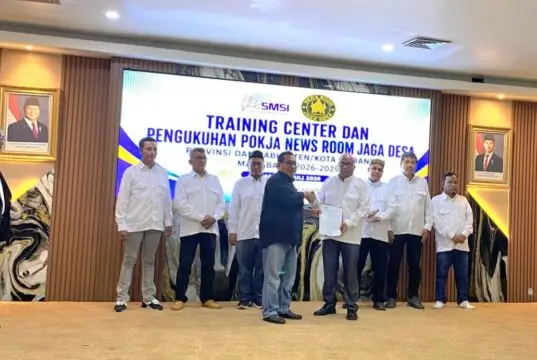 Pokja News Room Jaga Desa Provinsi Banten Resmi Dilantik Oleh Ketua Umum SMSI Pusat Pokja News Room Jaga Desa Provinsi Banten Resmi Dilantik Oleh Ketua Umum SMSI Pusat