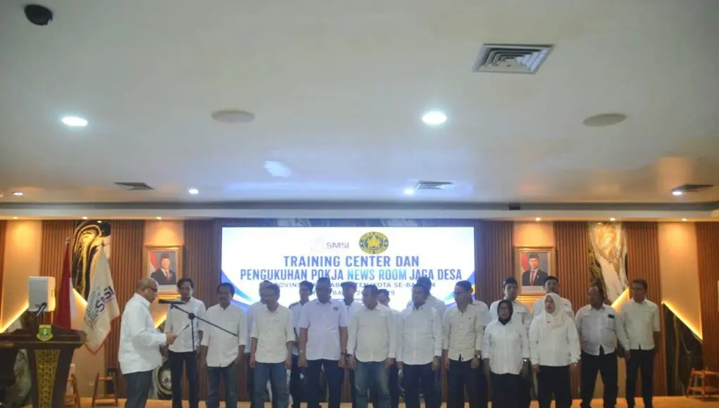 Perkuat Jejaring Informasi Desa, Lesman Bangun Resmi Melantik Pengurus Pokja Jaga Desa Kabupaten/Kota se-Banten Perkuat Jejaring Informasi Desa, Lesman Bangun Resmi Melantik Pengurus Pokja Jaga Desa Kabupaten/Kota se-Banten