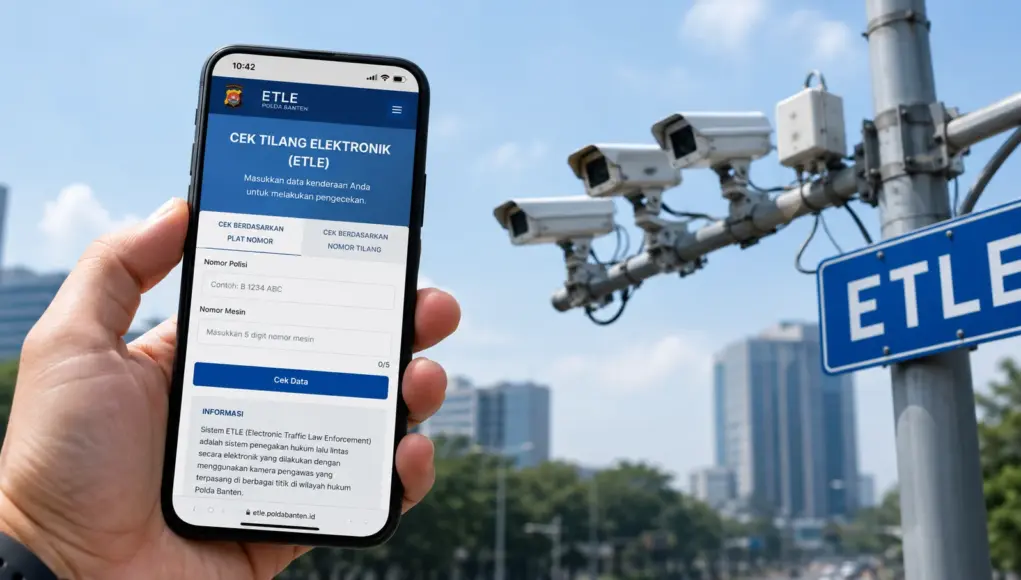 Cara Cek Tilang Elektronik (ETLE) Online untuk Wilayah Banten