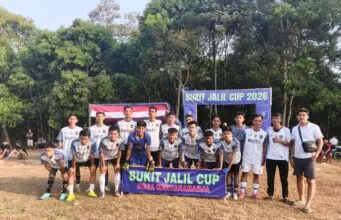 Bojongkiray FC Taklukan HMI FC Skor 2:1 pada Laga Bukit Jalil Cup 2026 Desa Kertaraharja, pada Senin (10/08/2026).