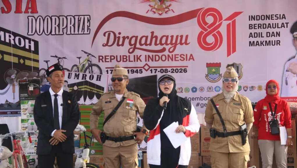 Semarak HUT ke-81 RI, Wabup Intan Ajak Warga Isi Kemerdekaan dengan Karya dan Kebersamaan Gotong Royong Semarak HUT ke-81 RI, Wabup Intan Ajak Warga Isi Kemerdekaan dengan Karya dan Kebersamaan Gotong Royong
