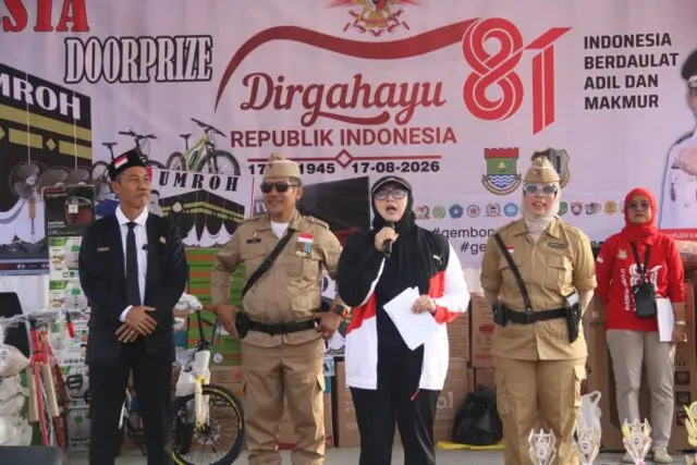 Semarak HUT ke-81 RI, Wabup Intan Ajak Warga Isi Kemerdekaan dengan Karya dan Kebersamaan Gotong Royong Semarak HUT ke-81 RI, Wabup Intan Ajak Warga Isi Kemerdekaan dengan Karya dan Kebersamaan Gotong Royong