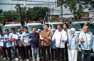 Jelang HUT PAN, H.Edison Sitorus Lantik Relawan dan Bagikan 11 Ambulance di Banten Dapil 2