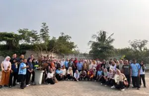 Perdana Dinkop UKM Banten Mulai Gerakan Bank Sampah di Lingkungan Kantor Dinas Koperasi dan UKM Provinsi Banten wujudkan Banten Asri di Lingkungan Perkantoran, pada Rabu (26/08/2026).
