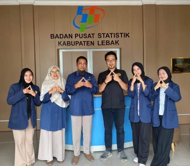 Monitoring Magang Mahasiswa STISIP Banten Raya di BPS Lebak, pada Senin (31/08/2026).
