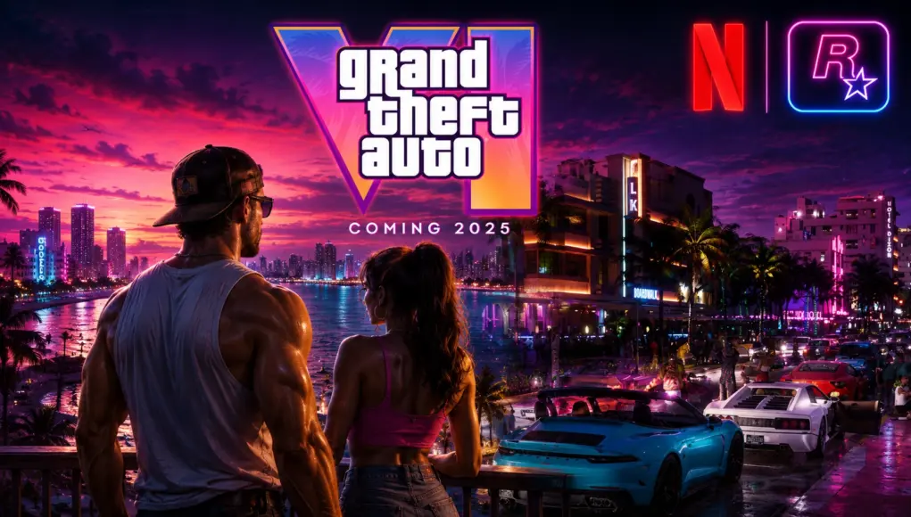 Rockstar Gandeng Netflix, Tayangkan Video Eksklusif GTA 6