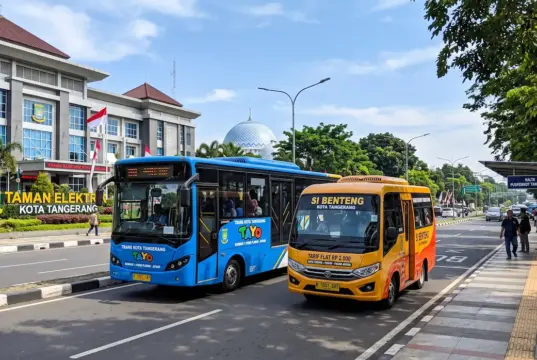 Rute & Tarif Angkutan Kota Tangerang Terbaru