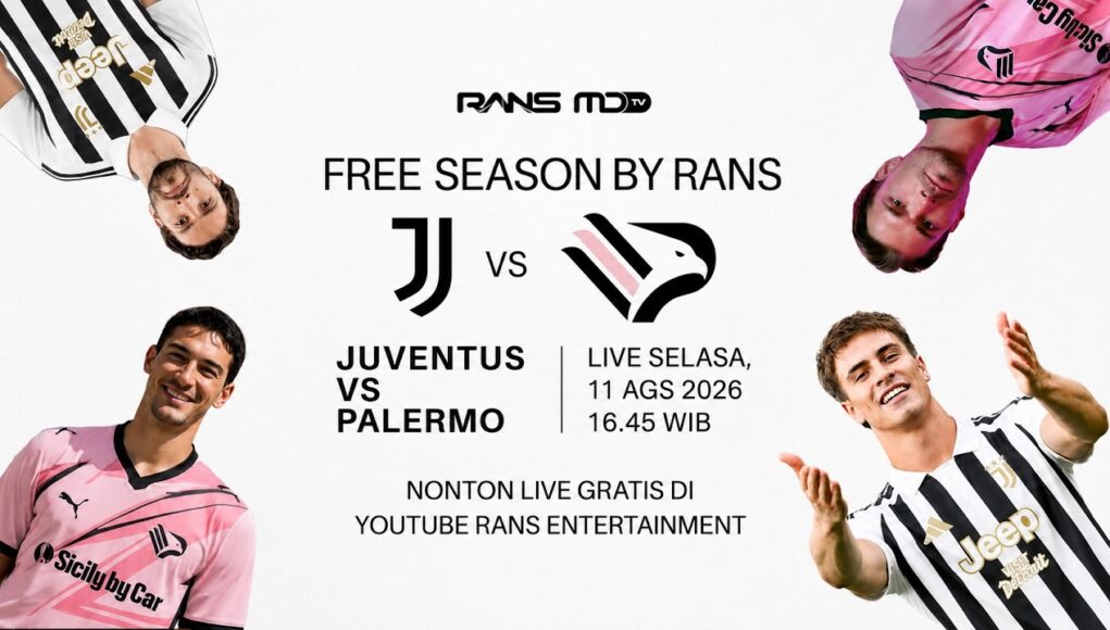 Link Live Palermo vs Juventus, Siapa Bakal Unggul?